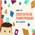 designing a training program 